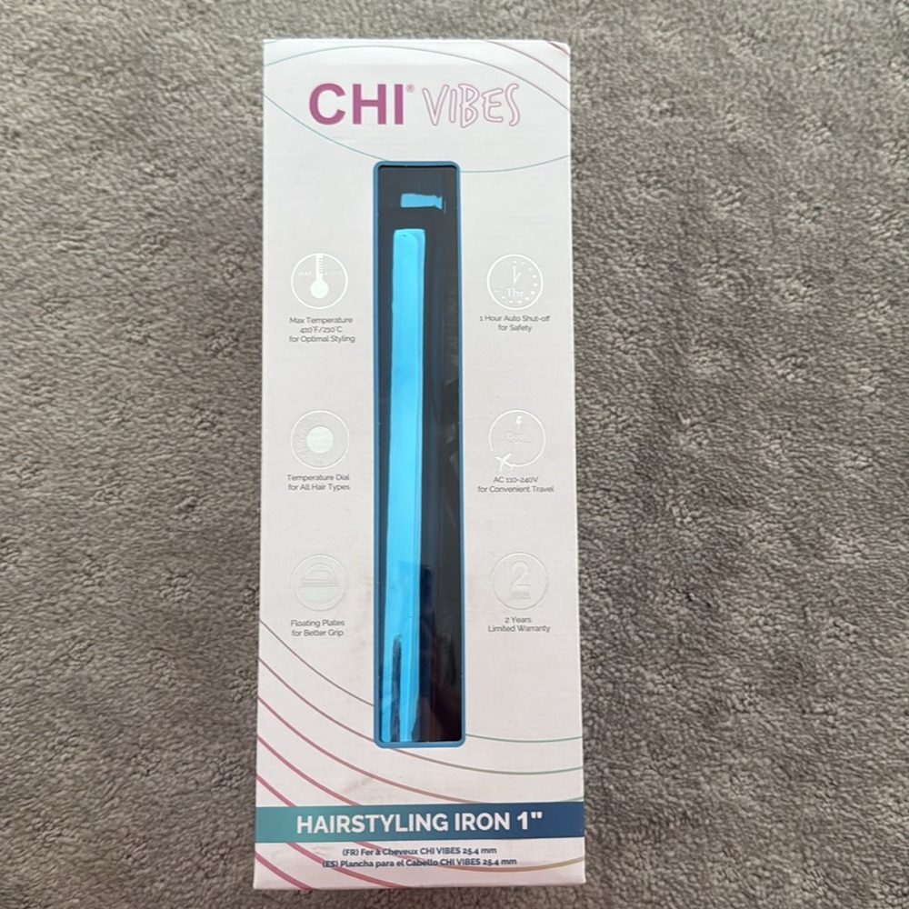 CHI Vibes 1” Flat Iron Hair Straightener - used ONCE! - Picture 6 of 6